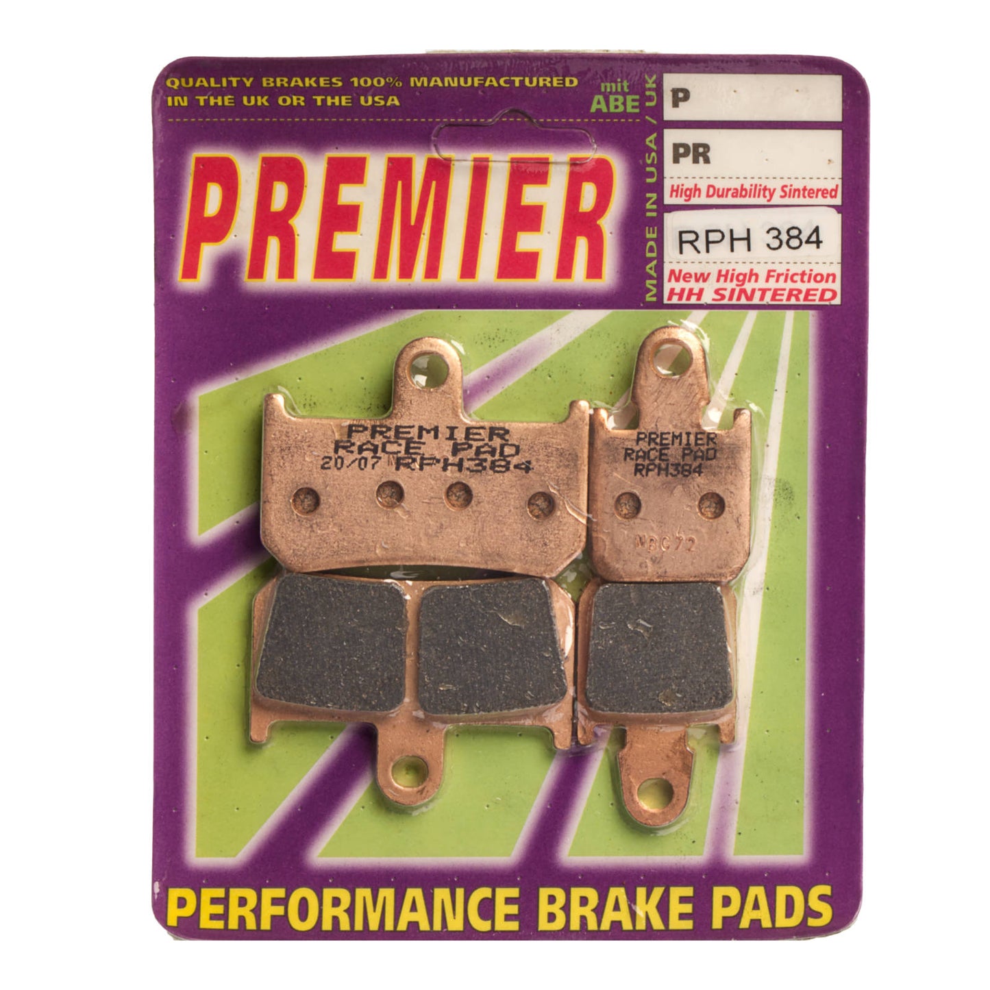 Premier Brake Pads - RPH Sintered Racing Only