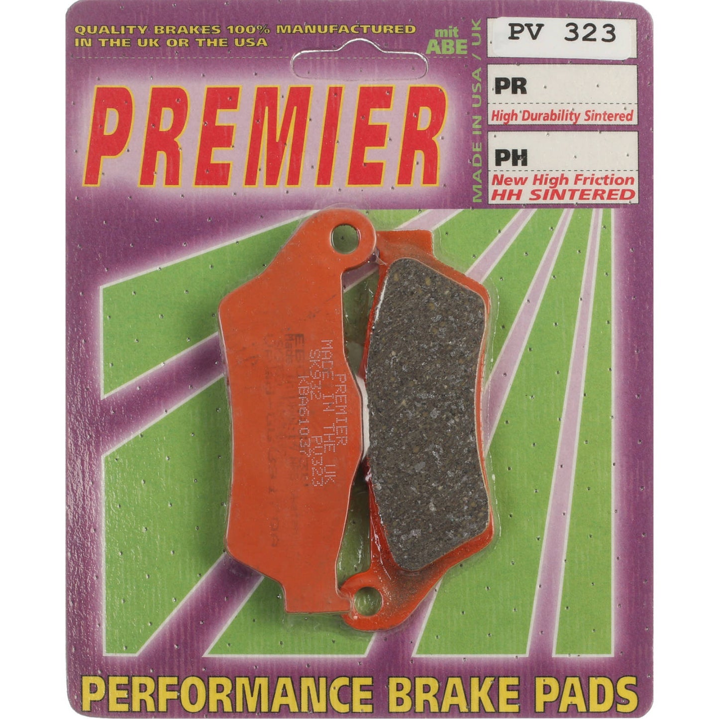 Premier Brake Pads - PV Semi Sintered