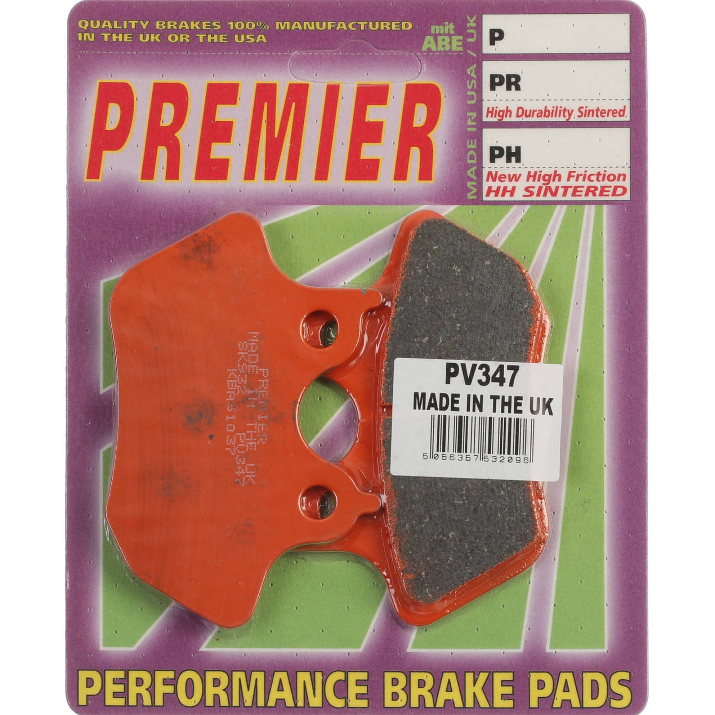 Premier Brake Pads - PV Semi Sintered