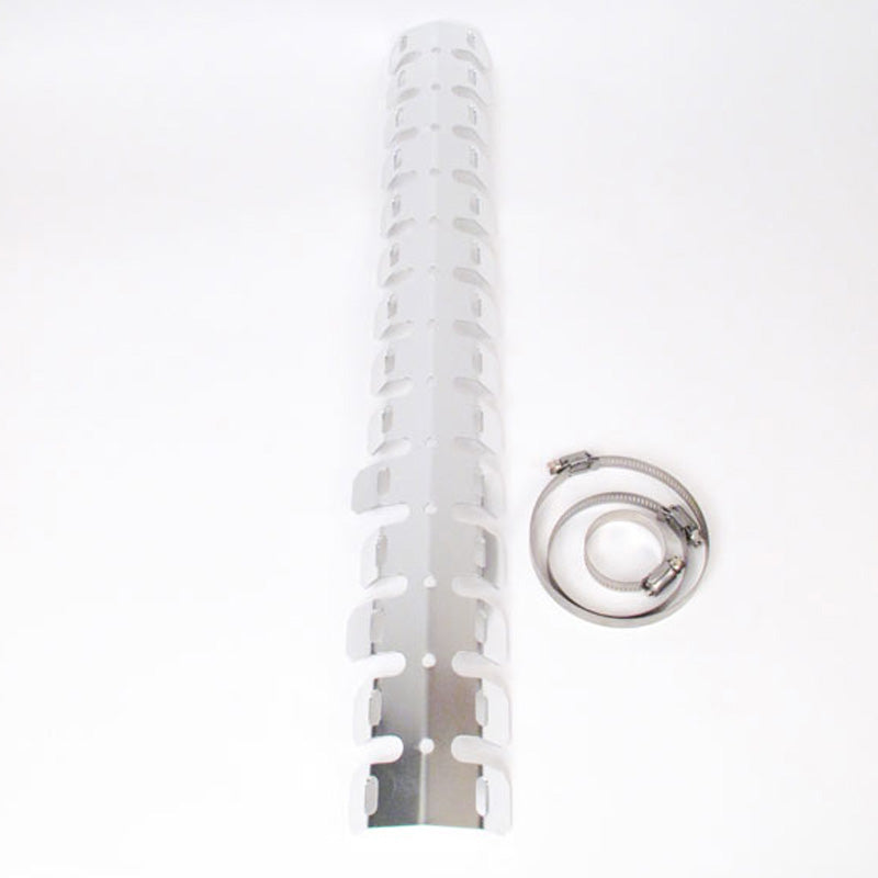 Whites Head Pipe Guard with Clamp - Silver