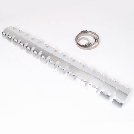 Whites Head Pipe Guard with Clamp - Silver