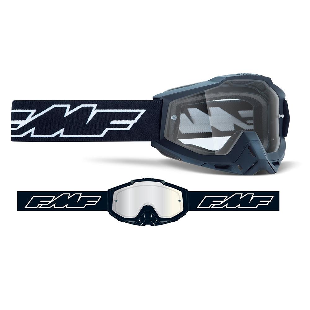 FMF POWERBOMB GOGGLE - ROCKET BLACK (CLEAR) MCLEOD ACCESSORIES (P) sold by Cully's Yamaha