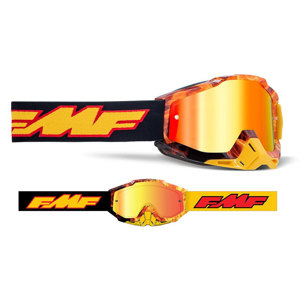 FMF POWERBOMB GOGGLE - SPARK (MIRROR RED) MCLEOD ACCESSORIES (P) sold by Cully's Yamaha