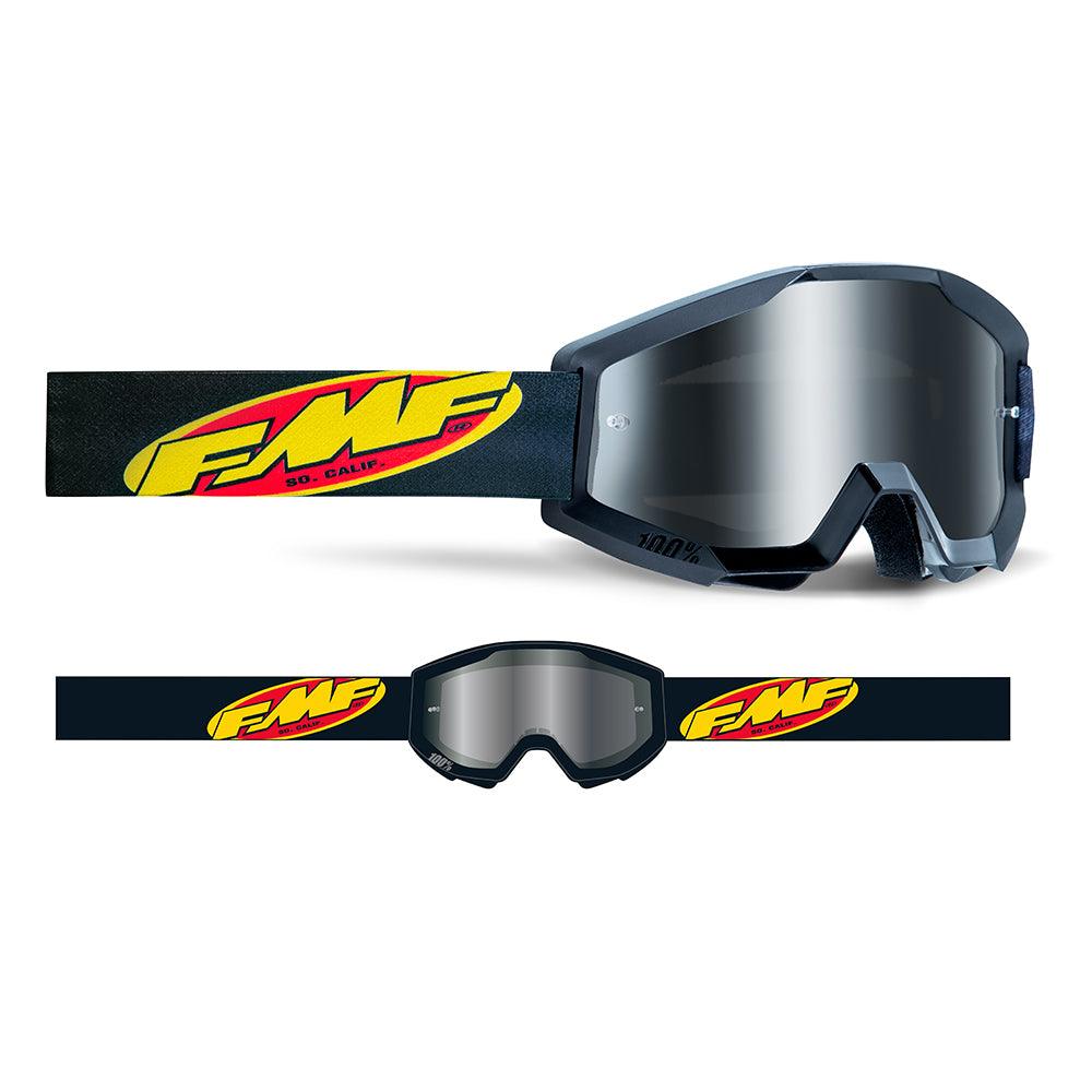 FMF POWERCORE GOGGLE - CORE BLACK (MIRROR SILVER) MCLEOD ACCESSORIES (P) sold by Cully's Yamaha