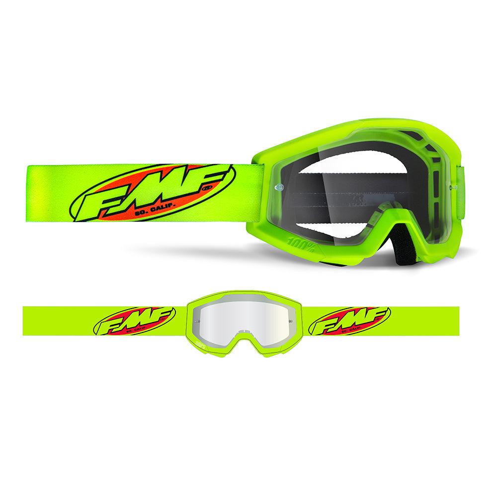 FMF POWERCORE YOUTH GOGGLE - CORE YELLOW (CLEAR) MCLEOD ACCESSORIES (P) sold by Cully's Yamaha