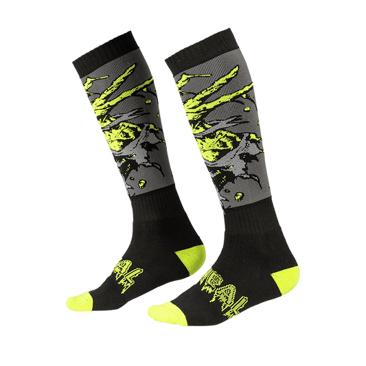 ONEAL PRO MX ZOMBIE 2022 SOCKS - BLACK/GREEN CASSONS PTY LTD sold by Cully's Yamaha