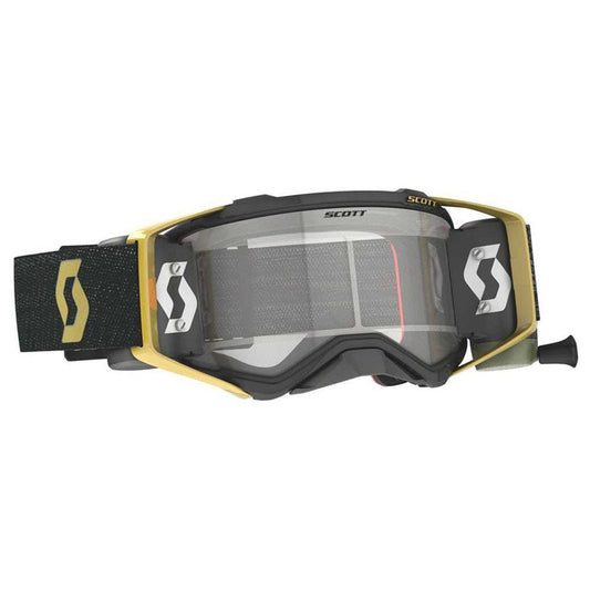 SCOTT 2021 PROSPECT WFS GOGGLE - BLACK/GOLD (CLEAR) FICEDA ACCESSORIES sold by Cully's Yamaha