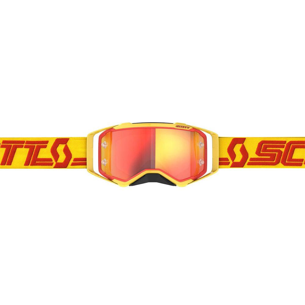 SCOTT 2021 PROSPECT GOGGLE - YELLOW/RED (ORANGE CHROME) FICEDA ACCESSORIES sold by Cully's Yamaha