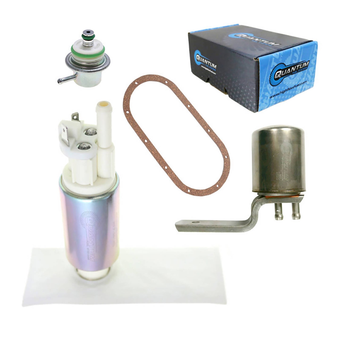 Quantum In-tank EFI Fuel Pump with Regulator, Tank Seal, Filter