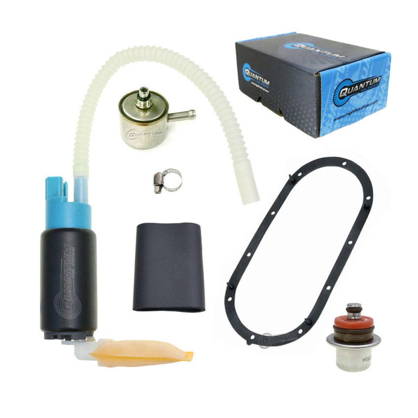 Quantum In-tank EFI Fuel Pump with Regulator, Tank Seal, Filter