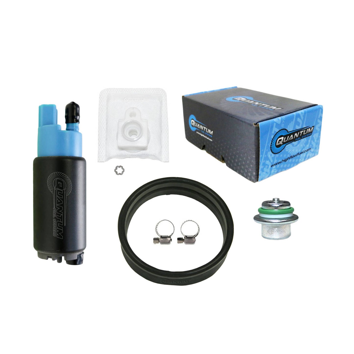 Quantum In-tank EFI Fuel Pump with Regulator, Tank Seal, Filter