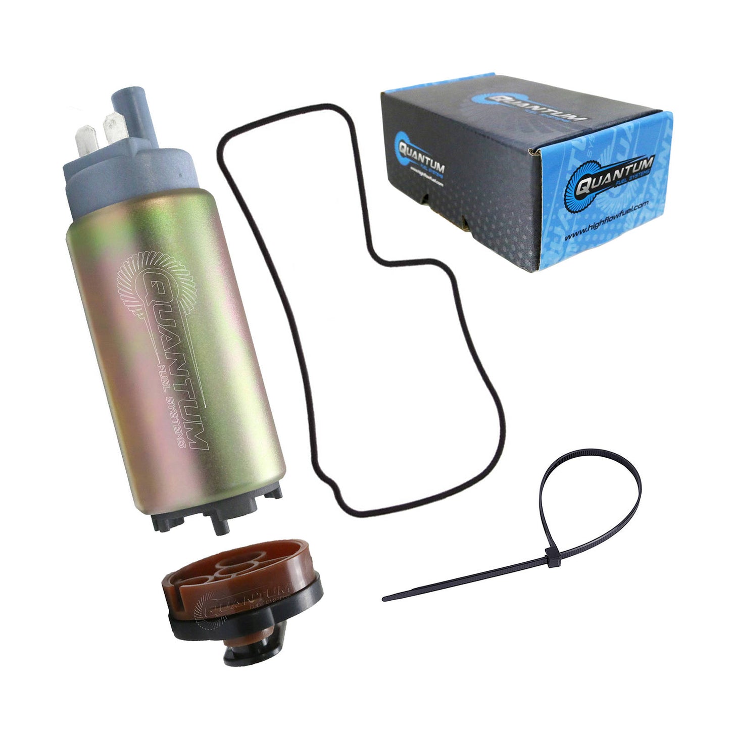 Quantum VST / Outboard EFI Fuel Pump with Tank Seal, Filter, Strainer