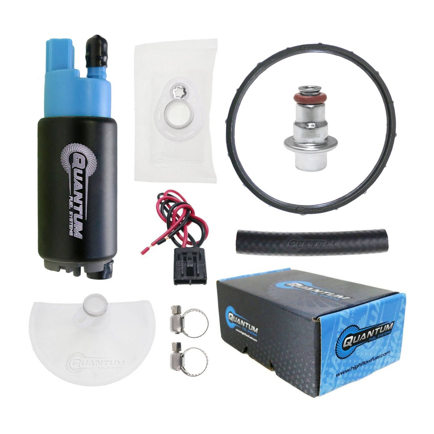 Quantum In-tank EFI Fuel Pump with Regulator, Tank Seal, Filter