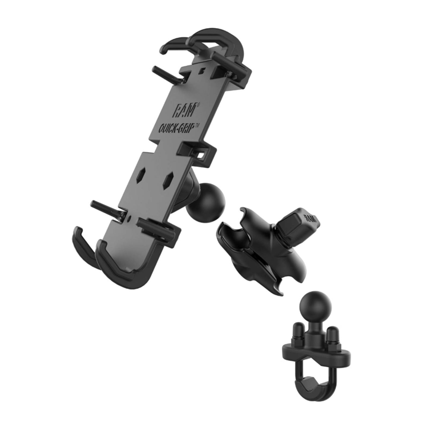 RAM Quick-Grip XL Phone Mount with Handlebar U-Bolt Base