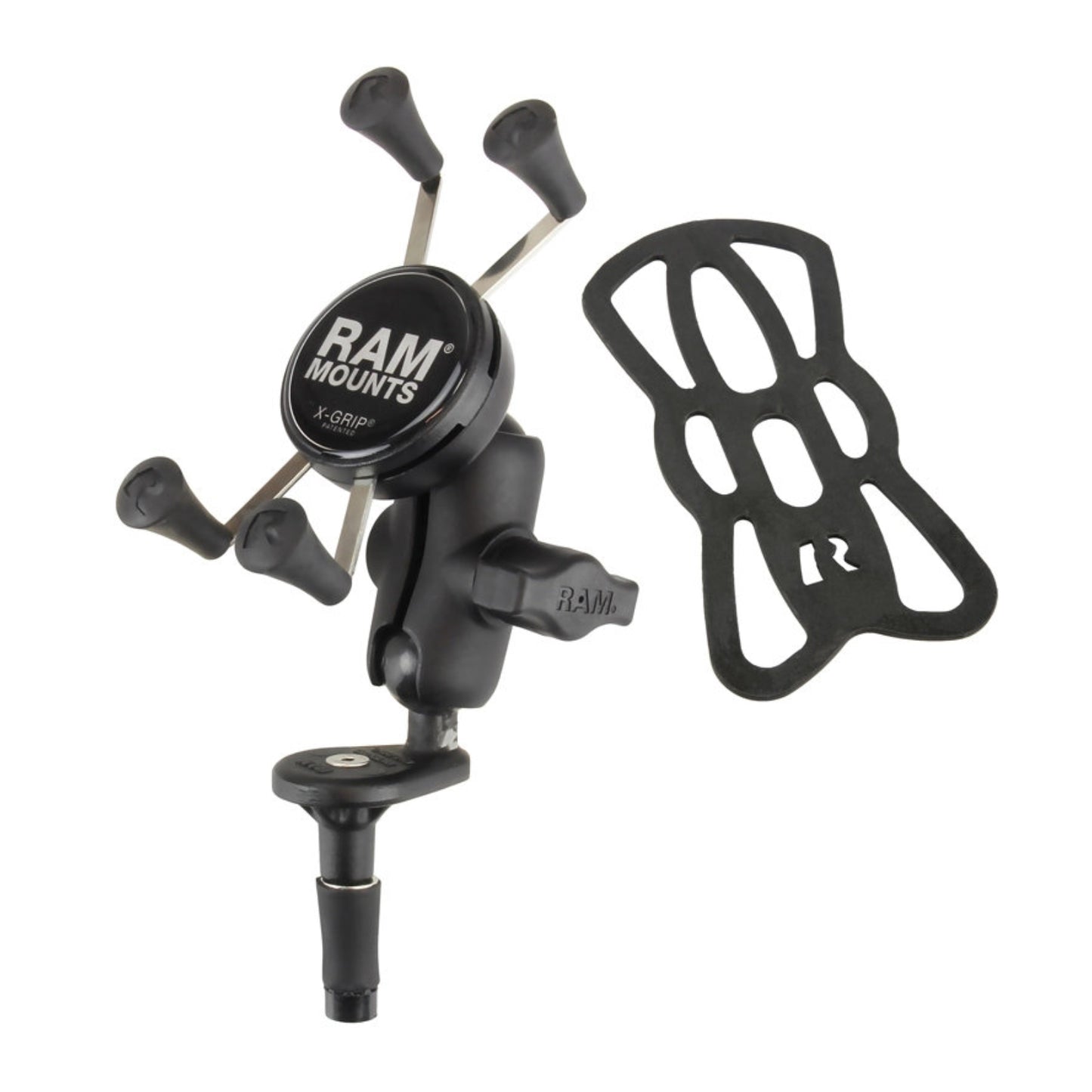 Ram X-Grip Phone Holder with Motorcycle Fork Stem Base