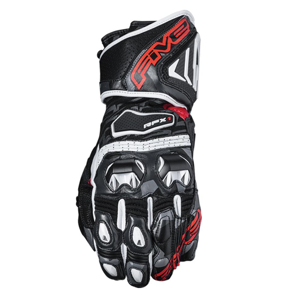 FIVE RFX-1 GLOVES - REPLICA RED MOTO NATIONAL ACCESSORIES PTY sold by Cully's Yamaha