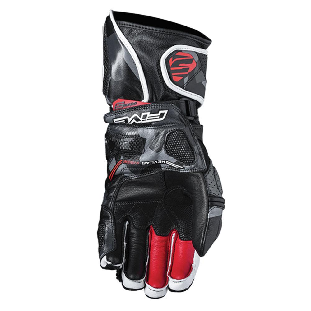 FIVE RFX-1 GLOVES - REPLICA RED MOTO NATIONAL ACCESSORIES PTY sold by Cully's Yamaha
