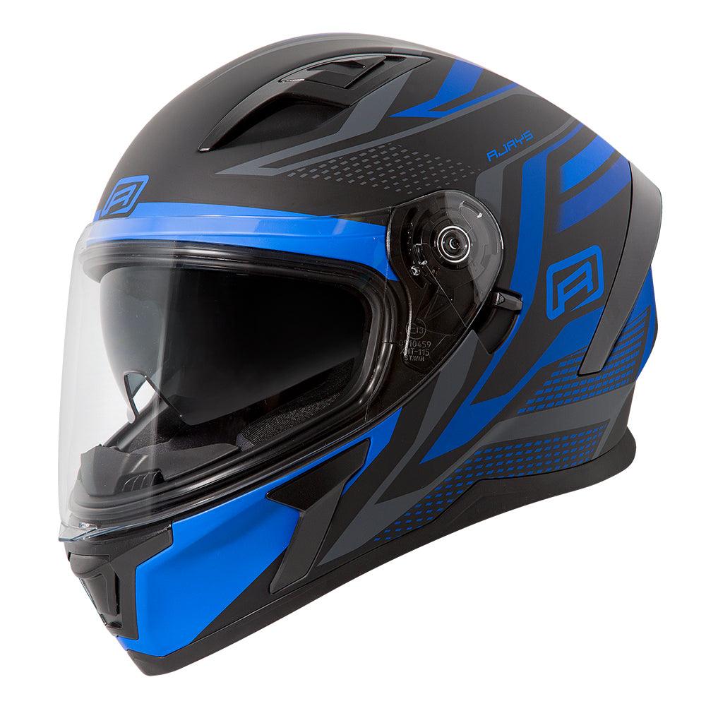 RJAYS APEX III IGNITE HELMET - MATT BLACK/BLUE CASSONS PTY LTD sold by Cully's Yamaha