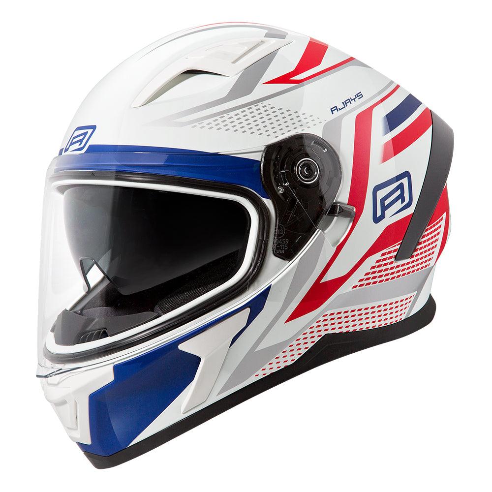 RJAYS APEX III IGNITE HELMET - WHITE/BLUE CASSONS PTY LTD sold by Cully's Yamaha