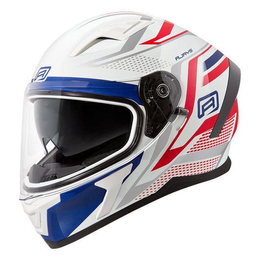 RJAYS APEX III IGNITE HELMET - WHITE/BLUE CASSONS PTY LTD sold by Cully's Yamaha