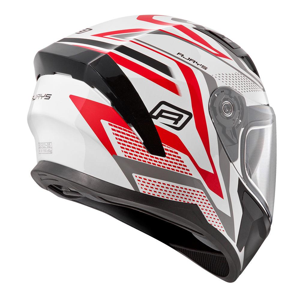 RJAYS APEX III IGNITE HELMET - WHITE/RED CASSONS PTY LTD sold by Cully's Yamaha