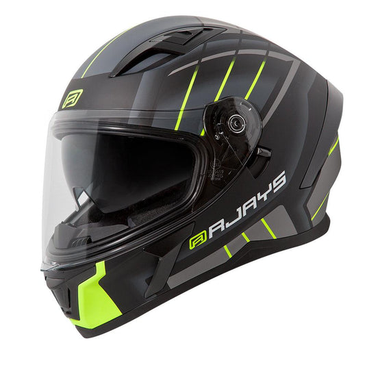 RJAYS APEX III SWITCH HELMET - MATT BLACK/GREY/YELLOW CASSONS PTY LTD sold by Cully's Yamaha