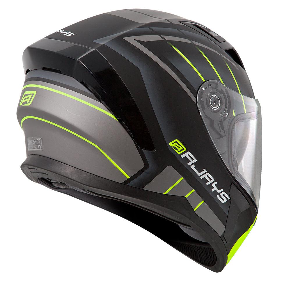 RJAYS APEX III SWITCH HELMET - MATT BLACK/GREY/YELLOW CASSONS PTY LTD sold by Cully's Yamaha