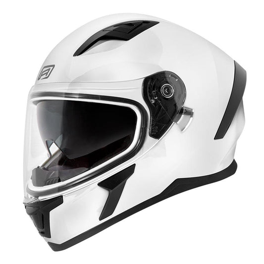 RJAYS APEX III SOLID HELMET - GLOSS WHITE CASSONS PTY LTD sold by Cully's Yamaha
