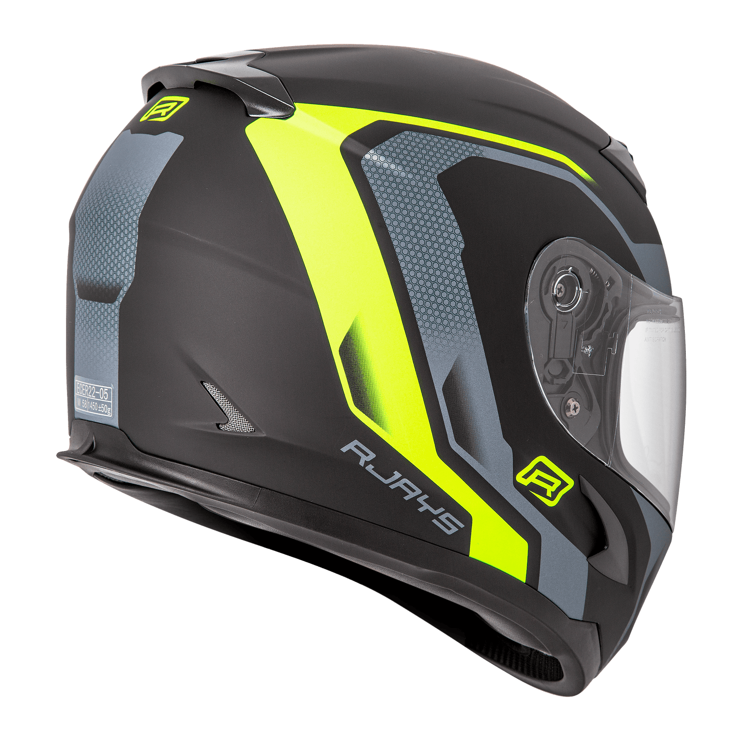 RJAYS GRID HELMET - MATTE BLACK/HI-VIZ CASSONS PTY LTD sold by Cully's Yamaha