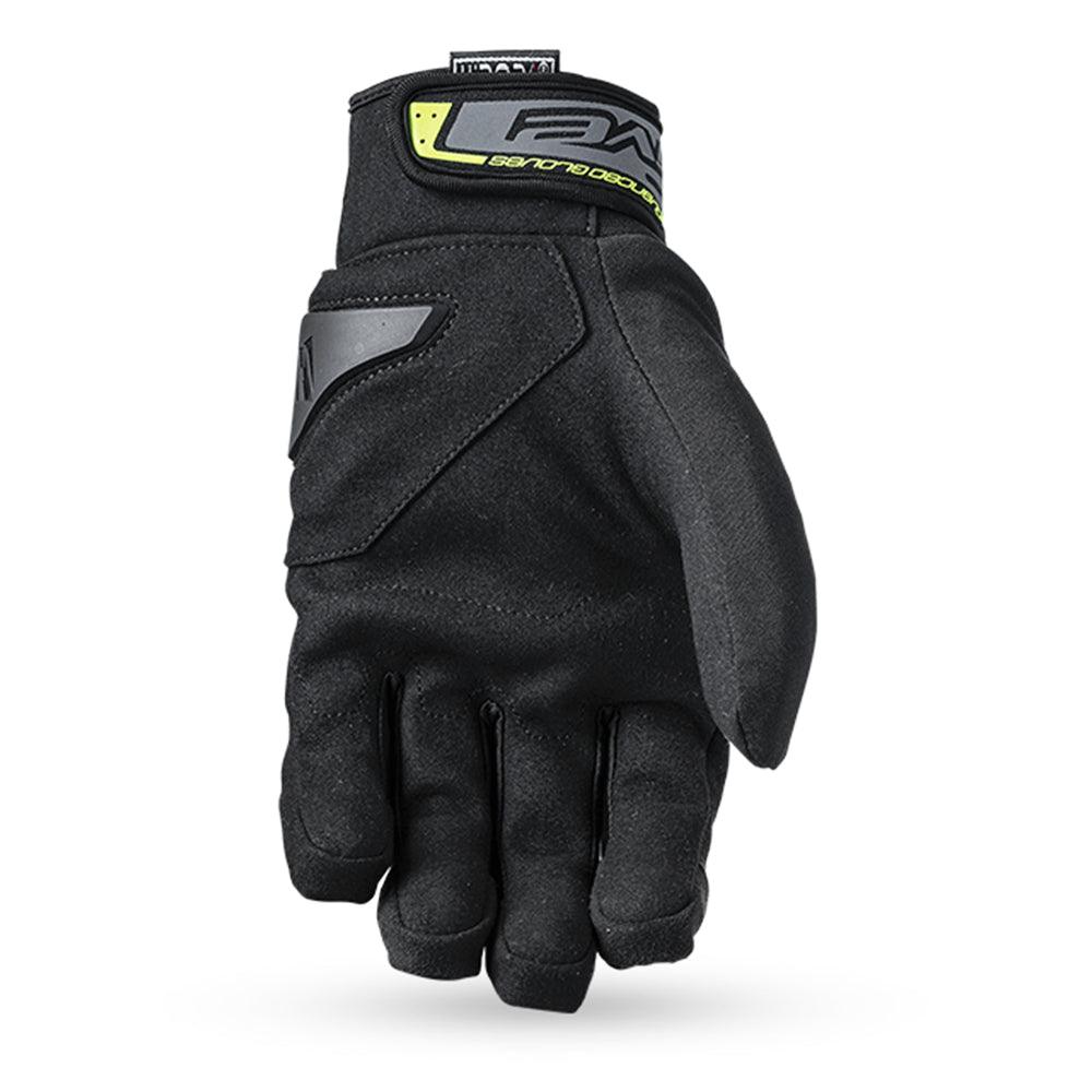 FIVE RS WATERPROOF GLOVES - BLACK/FLUO YELLOW MOTO NATIONAL ACCESSORIES PTY sold by Cully's Yamaha