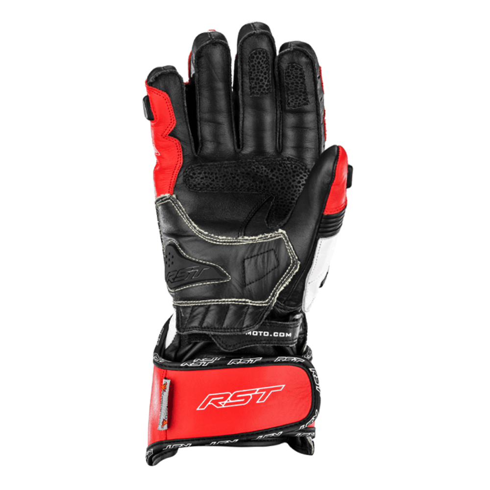 RST TRACTECH EVO 4 RACE GLOVES - BLACK/FLUO RED MONZA IMPORTS sold by Cully's Yamaha