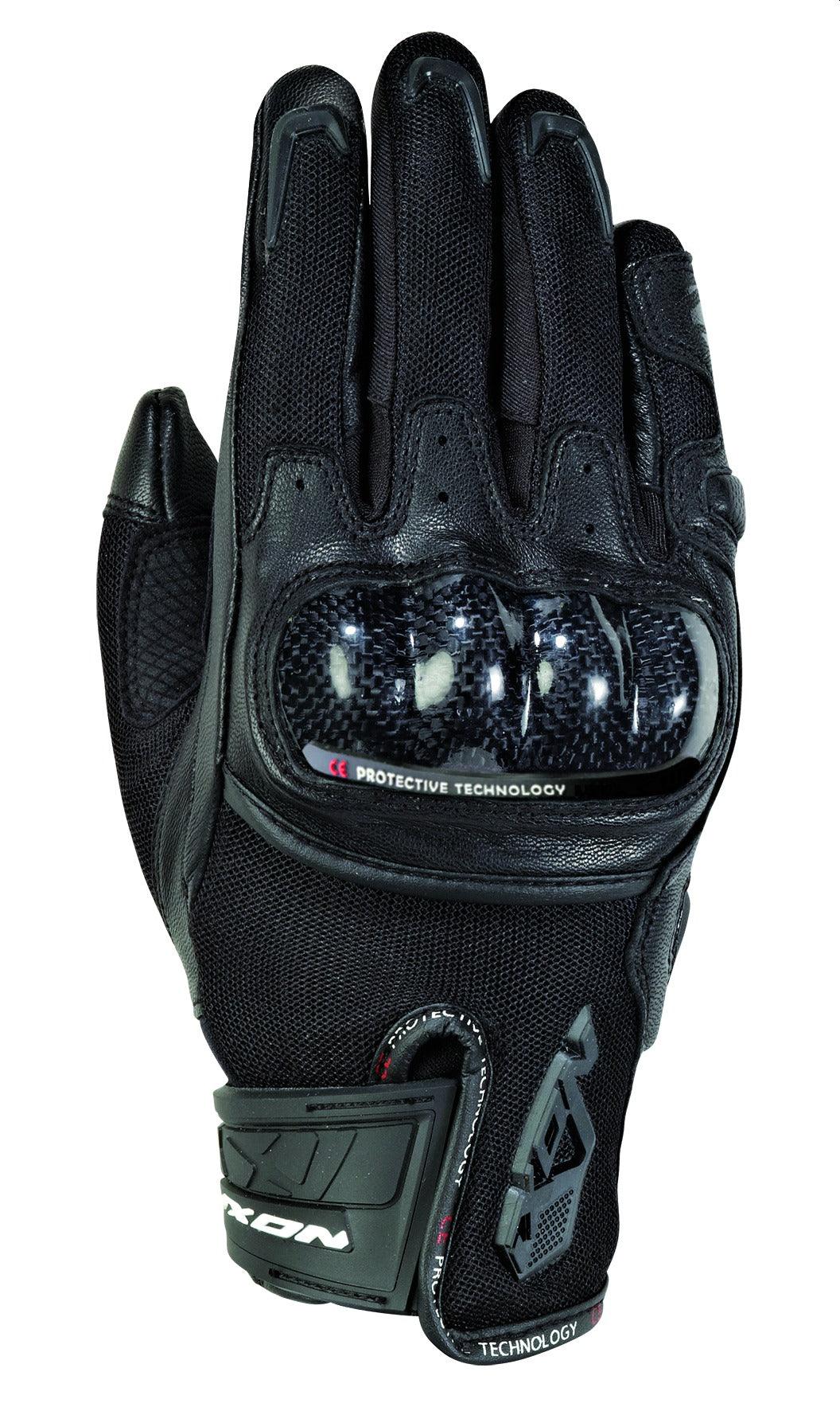 IXON RS RISE AIR LADY GLOVES - BLACK CASSONS PTY LTD sold by Cully's Yamaha