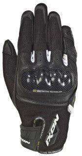 IXON RS RISE AIR GLOVES - BLACK/WHITE CASSONS PTY LTD sold by Cully's Yamaha
