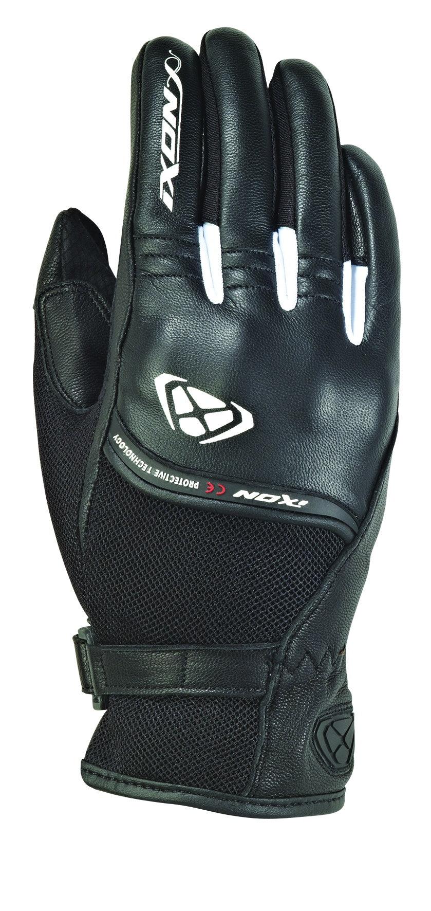 IXON RS SHINE 2 LADY GLOVES - BLACK/WHITE CASSONS PTY LTD sold by Cully's Yamaha