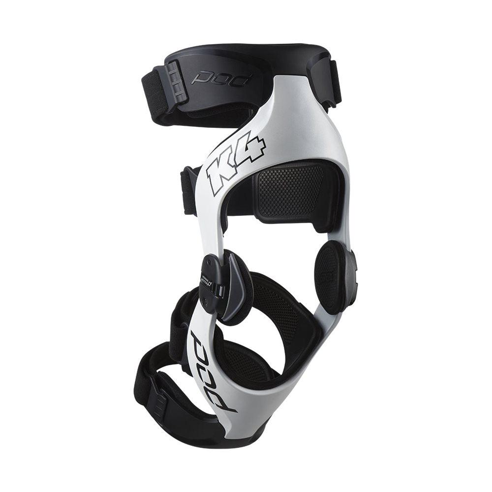 POD K4 2.0 WHITE/BLACK KNEE BRACE - RIGHT MONZA IMPORTS sold by Cully's Yamaha