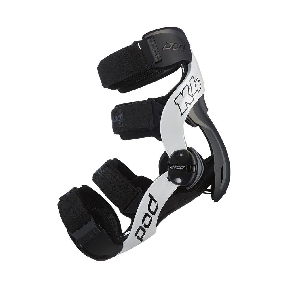 POD K4 2.0 WHITE/BLACK KNEE BRACE - RIGHT MONZA IMPORTS sold by Cully's Yamaha