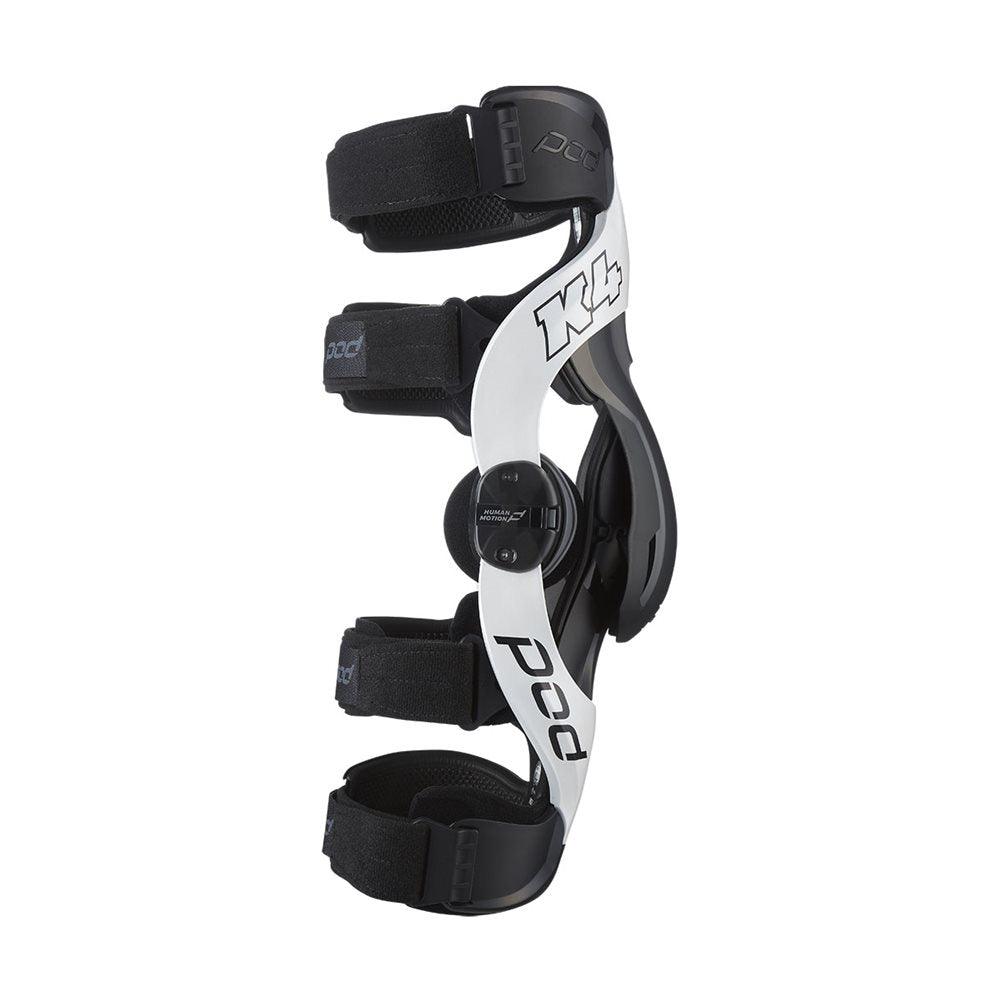 POD K4 2.0 WHITE/BLACK KNEE BRACE - RIGHT MONZA IMPORTS sold by Cully's Yamaha