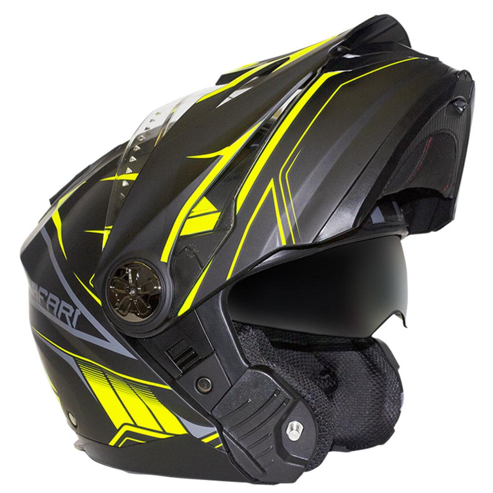 RXT SAFARI HELMET - MATT FLUO YELLOW MOTO NATIONAL ACCESSORIES PTY sold by Cully's Yamaha