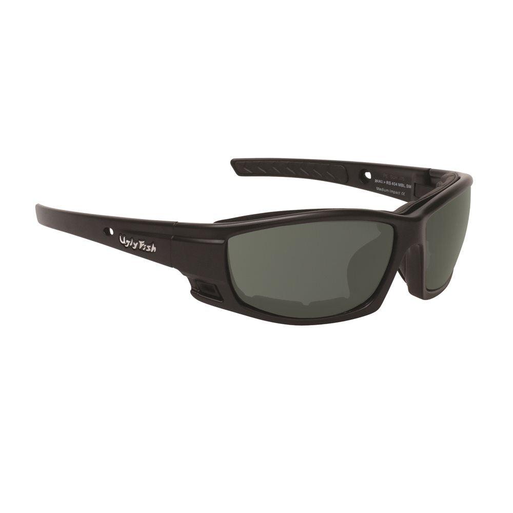 UGLY FISH ROCKET GOGGLES - MATT BLACK/SMOKE (POLARISED) PIRANHA EYEWEAR sold by Cully's Yamaha