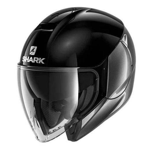 SHARK CITYCRUISER DUAL HELMET - BLACK/ANTHRACITE FICEDA ACCESSORIES sold by Cully's Yamaha