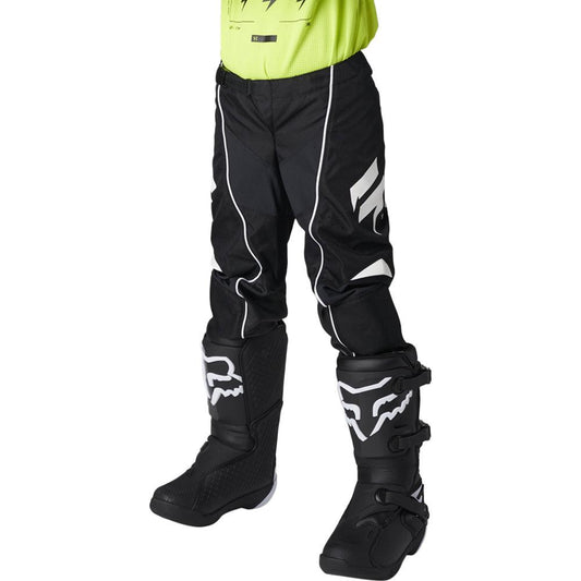 SHIFT WHITE LABEL ROKR YOUTH 2021 PANTS - BLACK/WHITE FOX RACING AUSTRALIA sold by Cully's Yamaha