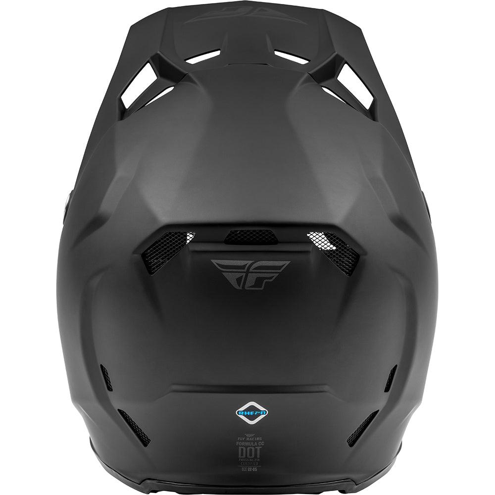 FLY FORMULA CC SOLID HELMET - MATTE BLACK MCLEOD ACCESSORIES (P) sold by Cully's Yamaha