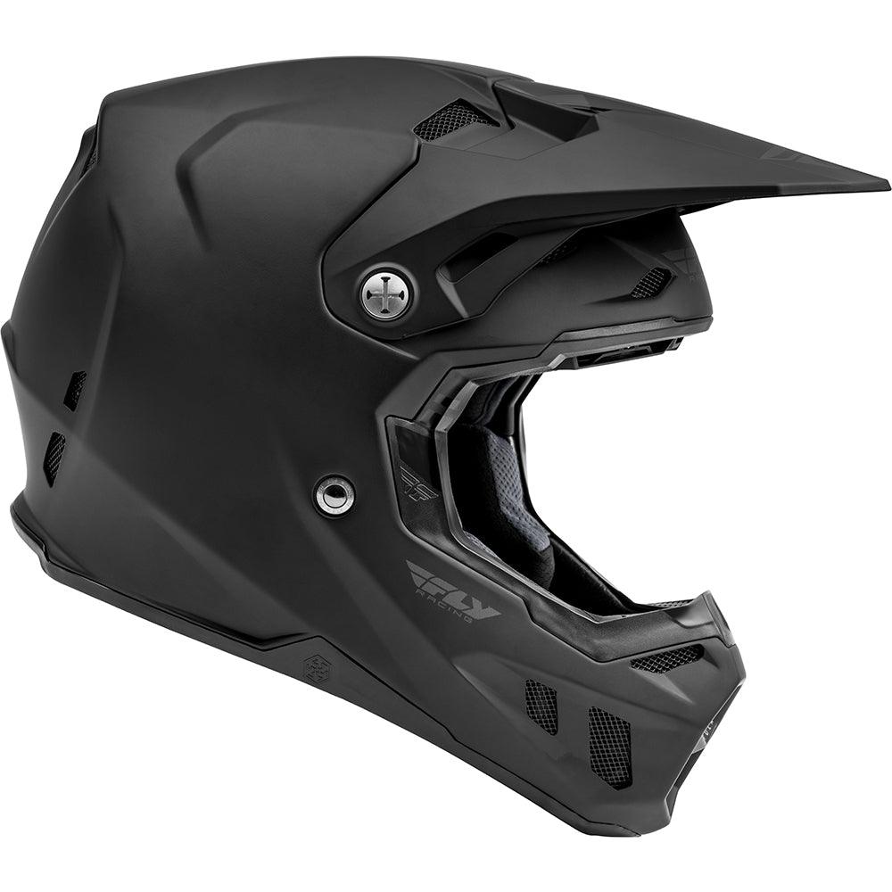 FLY FORMULA CC SOLID HELMET - MATTE BLACK MCLEOD ACCESSORIES (P) sold by Cully's Yamaha