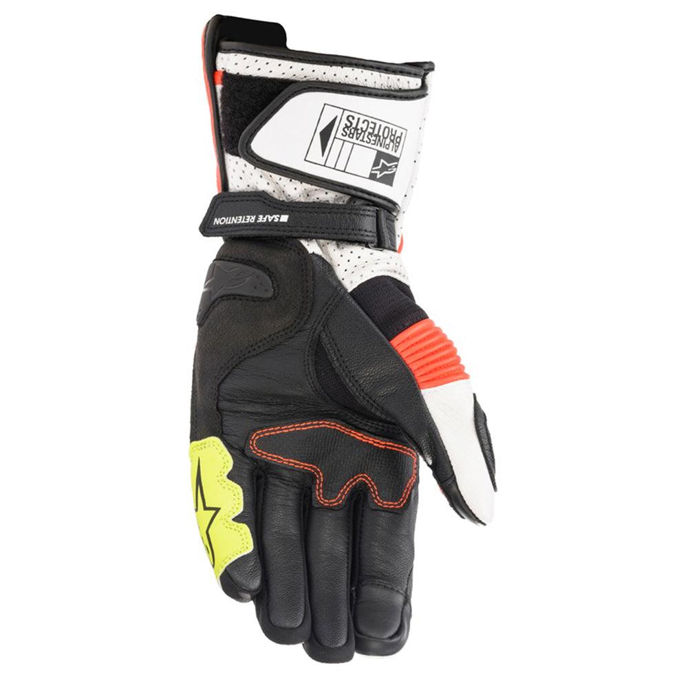 ALPINESTARS SP2 V3 GLOVES - WHITE/BLACK/YELLOW/RED MONZA IMPORTS sold by Cully's Yamaha
