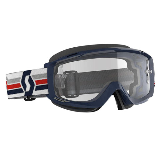 SCOTT 2021 SPLIT OTG GOGGLE - BLUE/WHITE (CLEAR) FICEDA ACCESSORIES sold by Cully's Yamaha