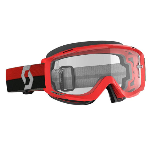 SCOTT 2021 SPLIT OTG GOGGLE - RED/GREY (CLEAR) FICEDA ACCESSORIES sold by Cully's Yamaha