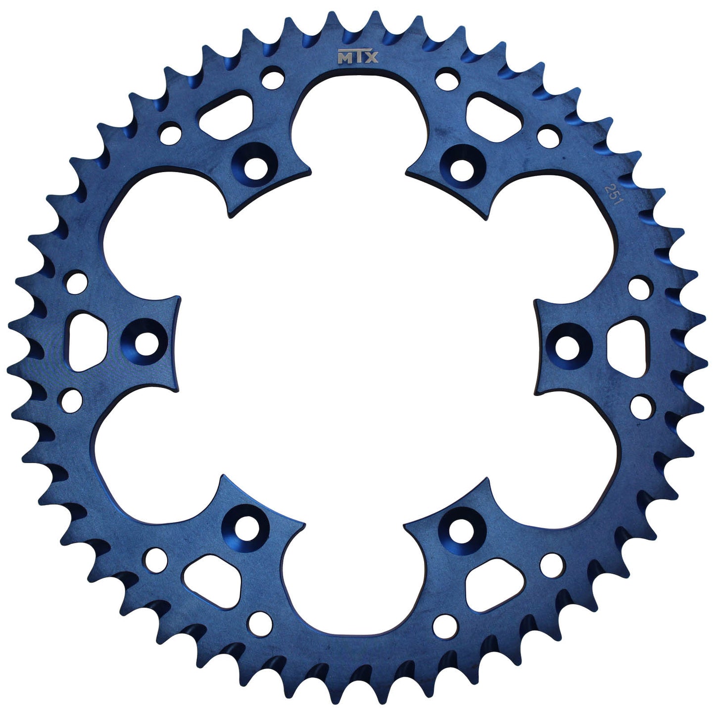MTX 251 Zero Aluminium Rear Sprocket #520 - Blue (52T) (11A-428-52BLU)
