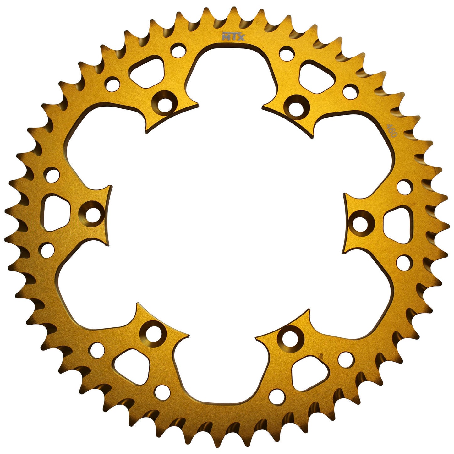 MTX 460 Zero Aluminium Rear Sprocket #520 - Gold (50T) (11A-110-50GLD)