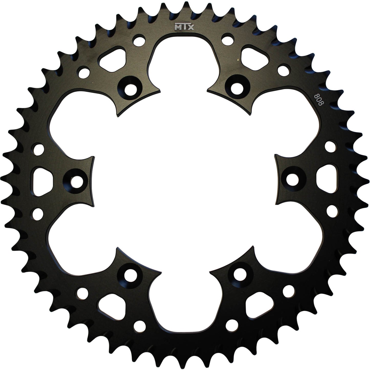 MTX 808 Zero Aluminium Rear Sprocket #520 - Black (51T) (11A-402-51BLK)