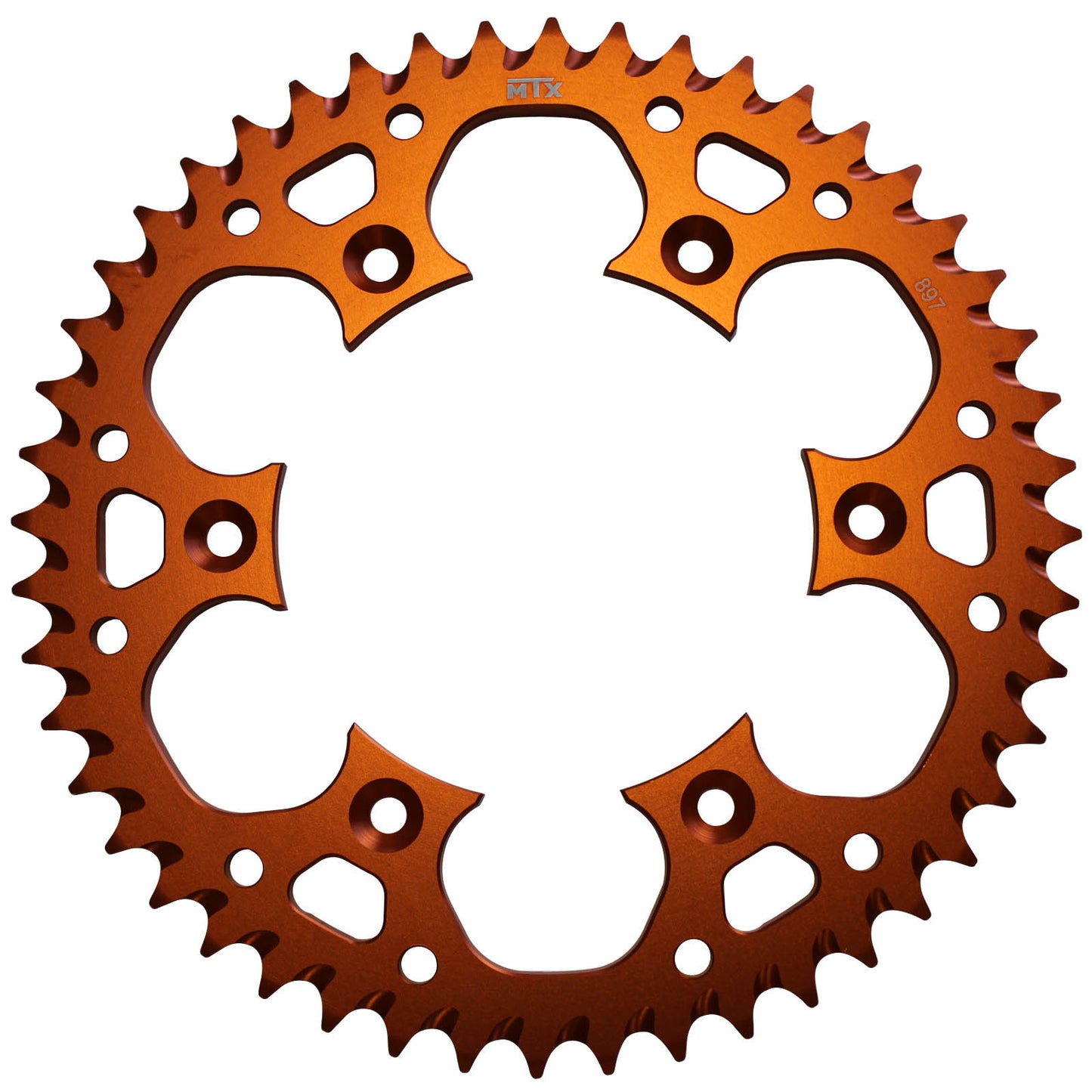 MTX 897 Zero Aluminium Rear Sprocket #520 - Orange (52T) (11A-KM1-52ORG)